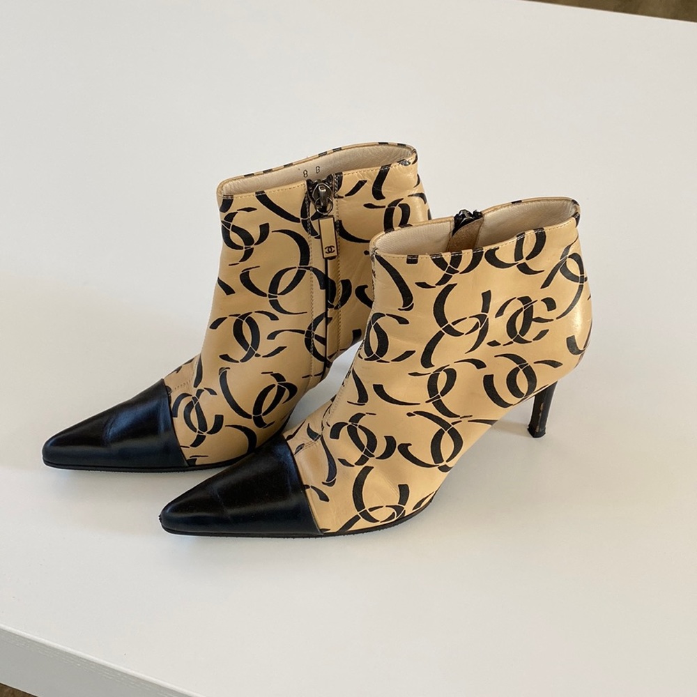 Chanel Heeled Ankle Booties
